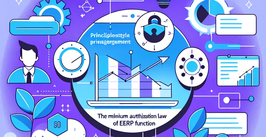  权限管理原则：ERP角色功能的最小授权法  